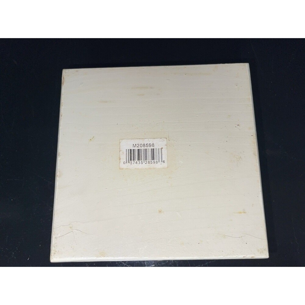 Trinket Jewelry Box Wood With Inlay Angel On Top - Picture 8 of 12